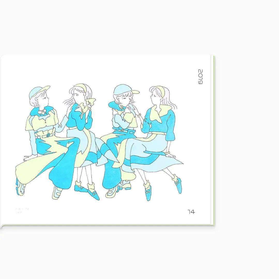 Genie 插画 | 未来主义也能唯美？空灵少女的梦幻世界