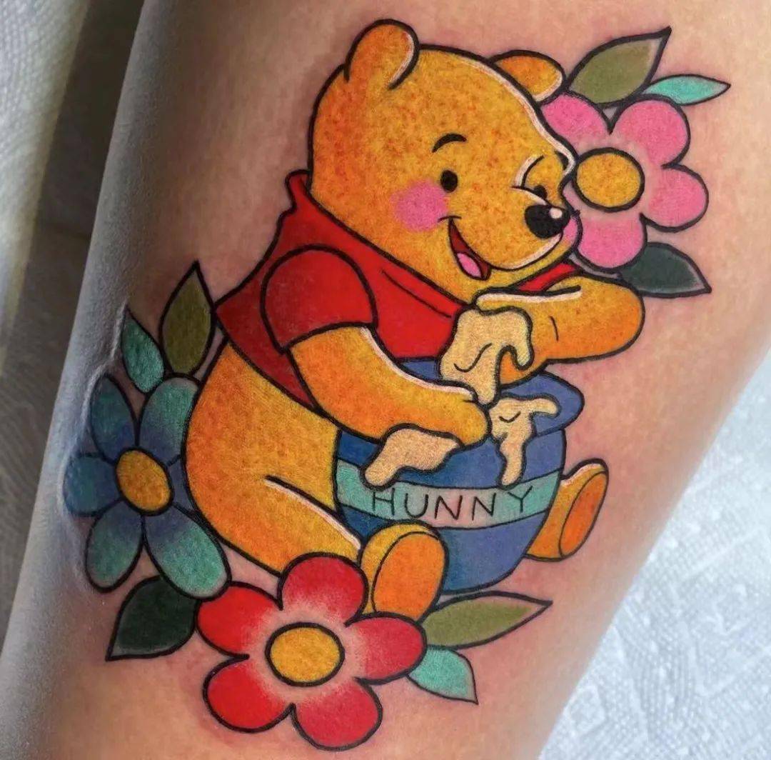 爱吃蜂蜜的的小熊纹身