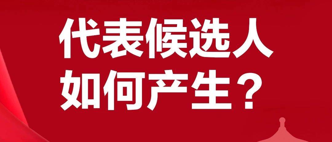 一图读懂｜代表候选人如何产生？_信号