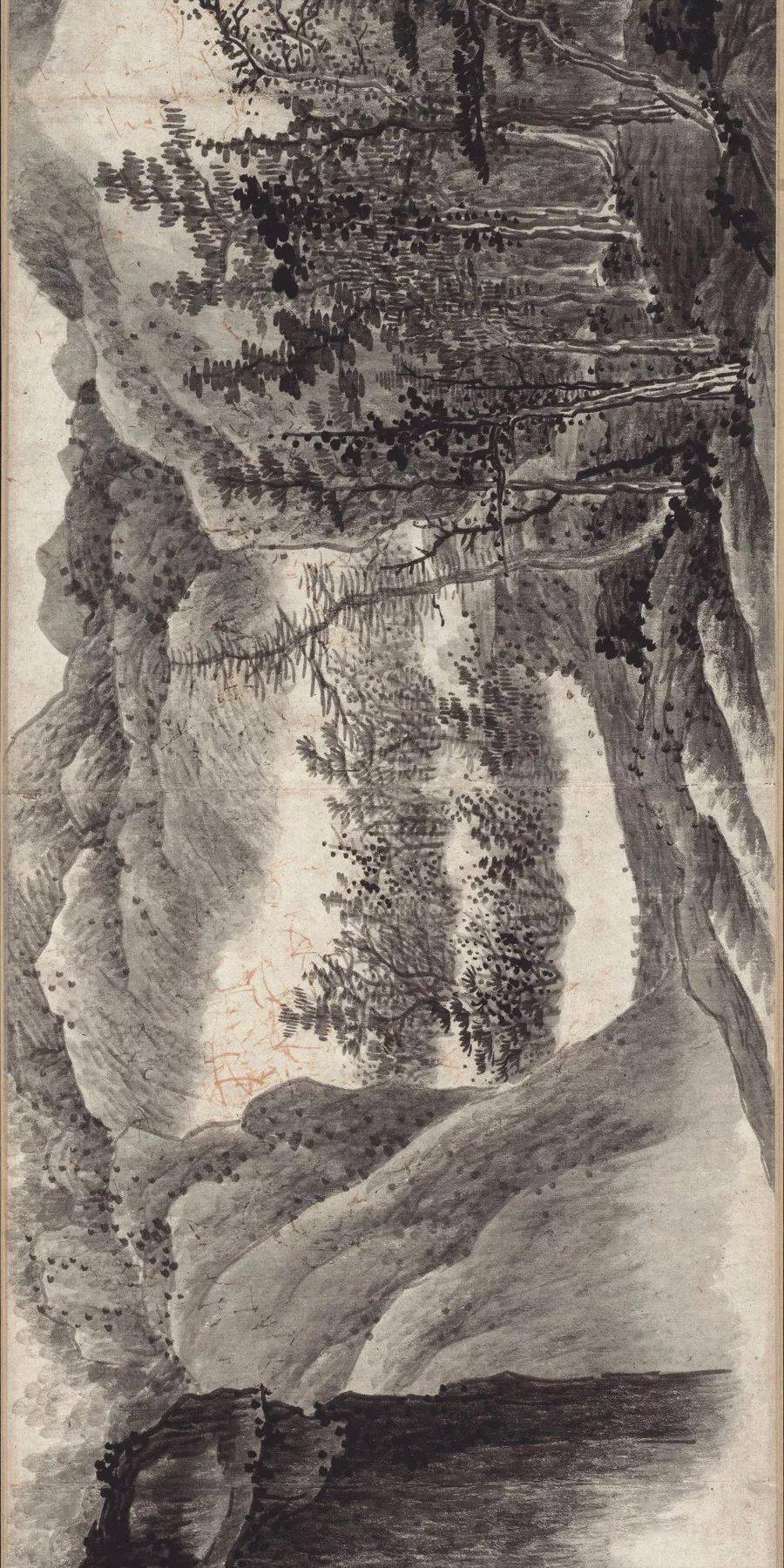 龚贤《千岩万壑图卷》,太精彩