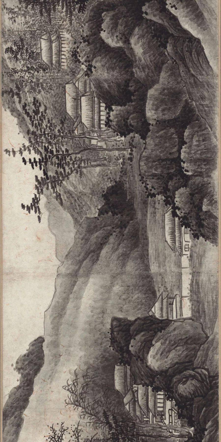 龚贤《千岩万壑图卷》,太精彩