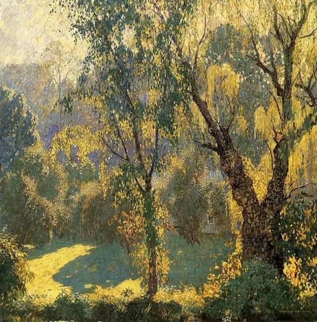 美国印象派画家丹尼尔·加伯风景油画作品欣赏_艺术