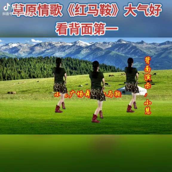 草原情歌红马鞍大气好看第一背面演示