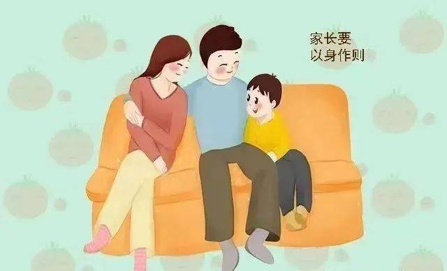 爸爸妈妈成为孩子的榜样