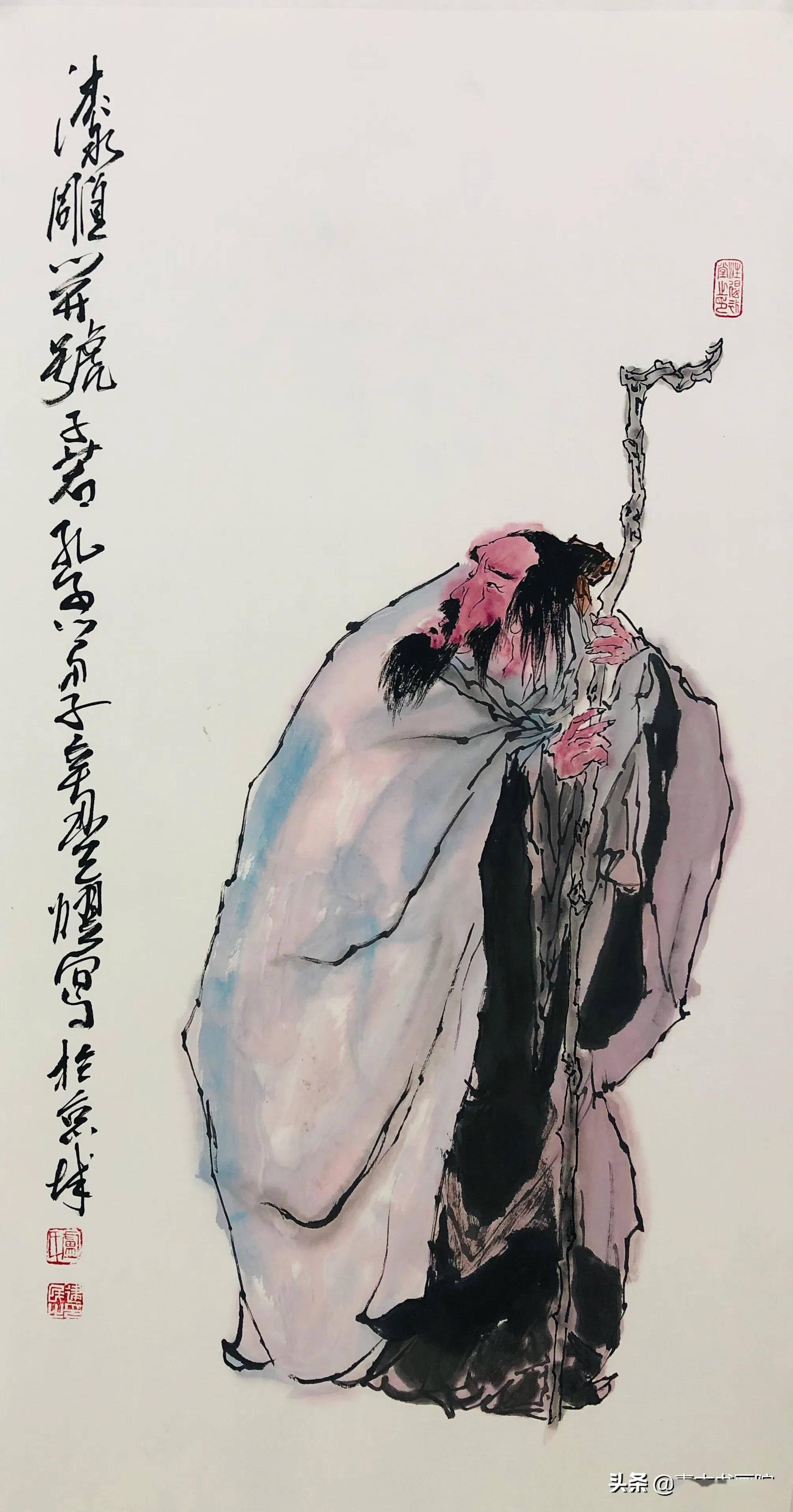 卢建民儒家国画人物