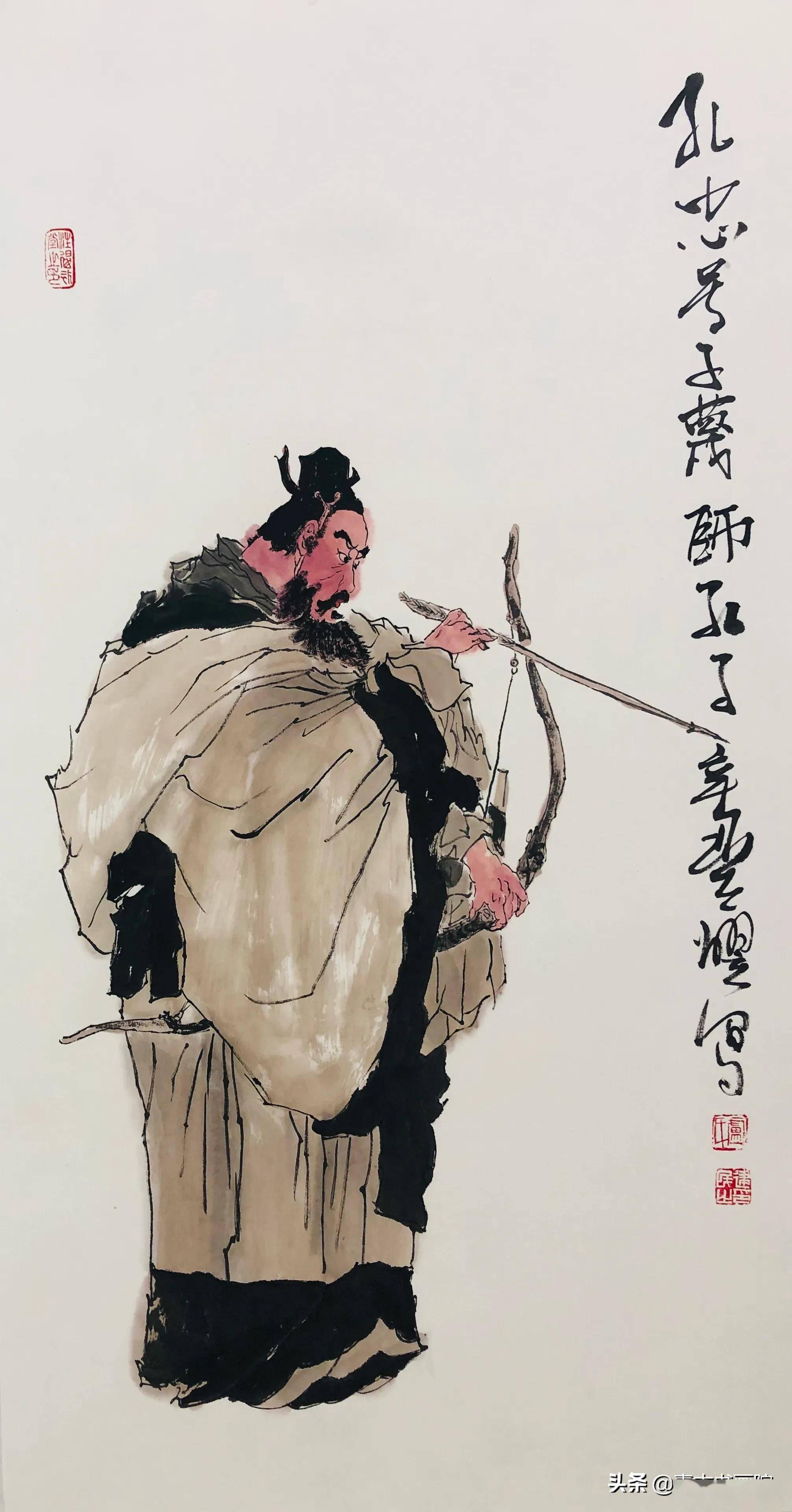 卢建民儒家国画人物