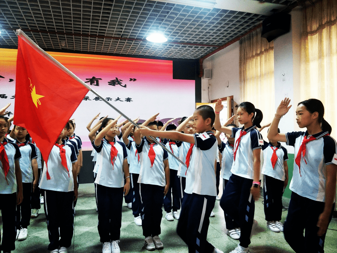 福州市儒江小学队仪式比赛七,大队委们选出来多所学校还开展了大队委