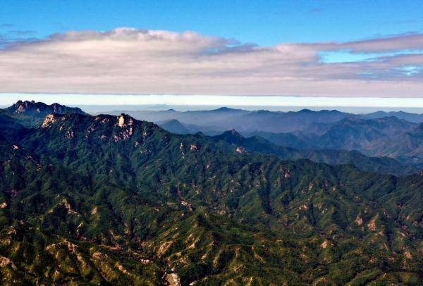 伏牛山全景图图片