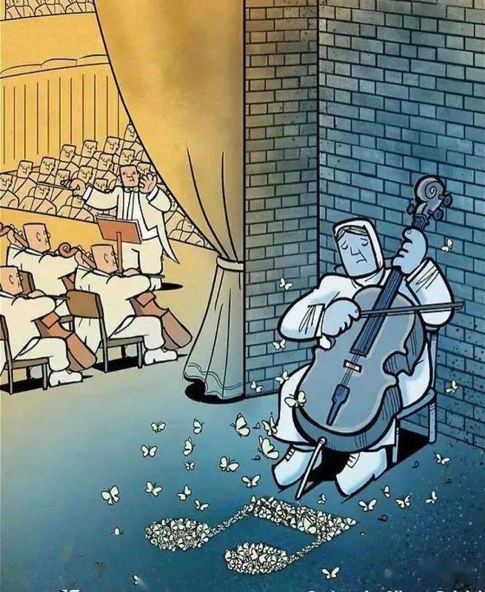 40岁伊朗插画家创作讽刺人性的插画震撼无数人