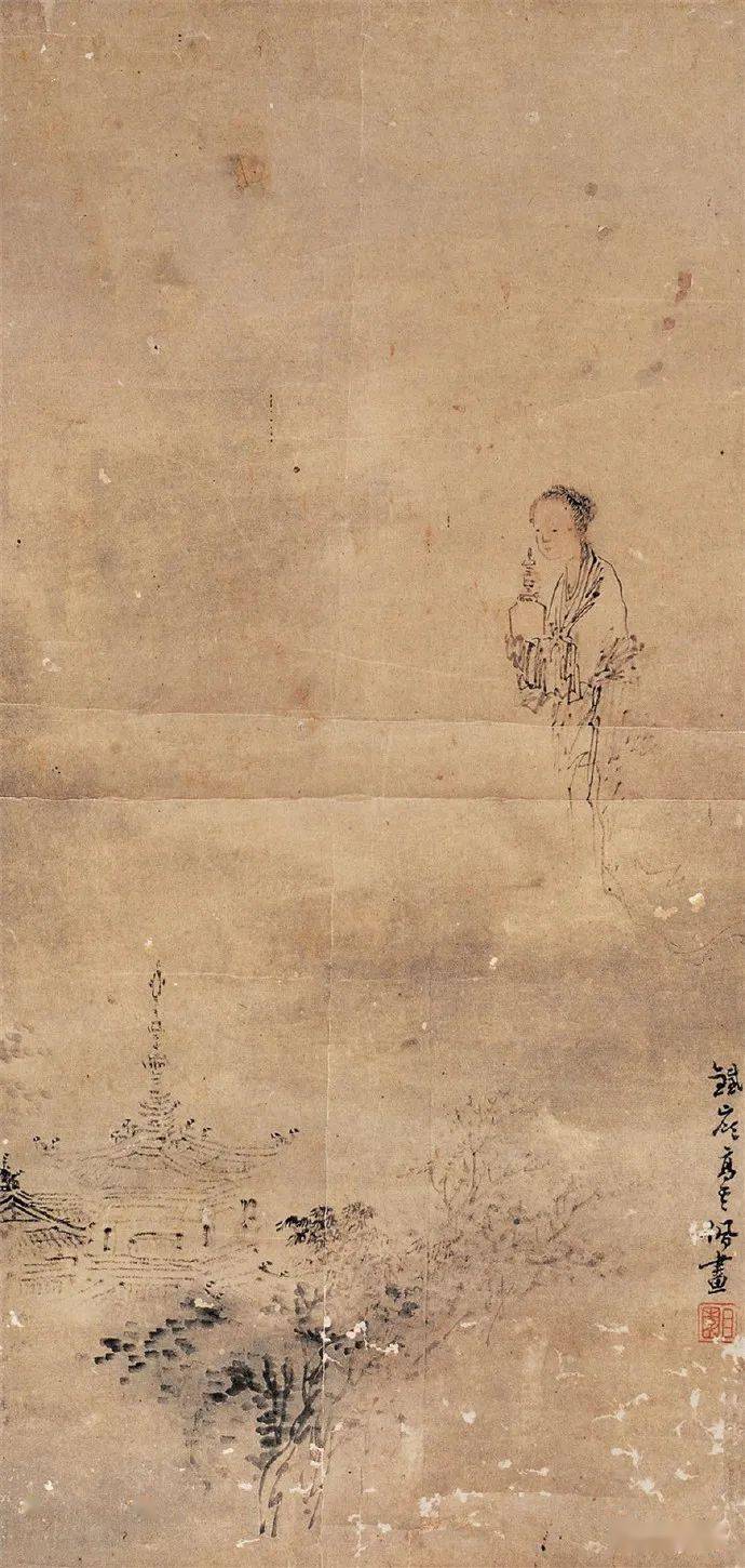 名品视界清代画家高其佩的人物画欣赏