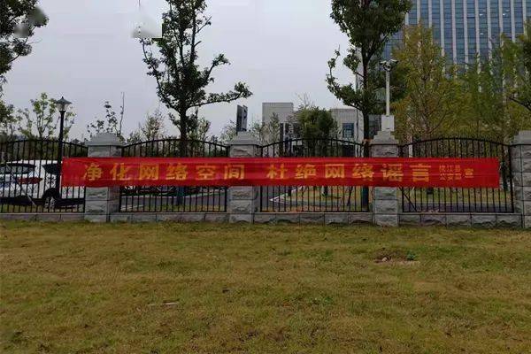 国家网络安全宣传周期间,桃江县公安局还通过标语,横幅,电子显示屏,自