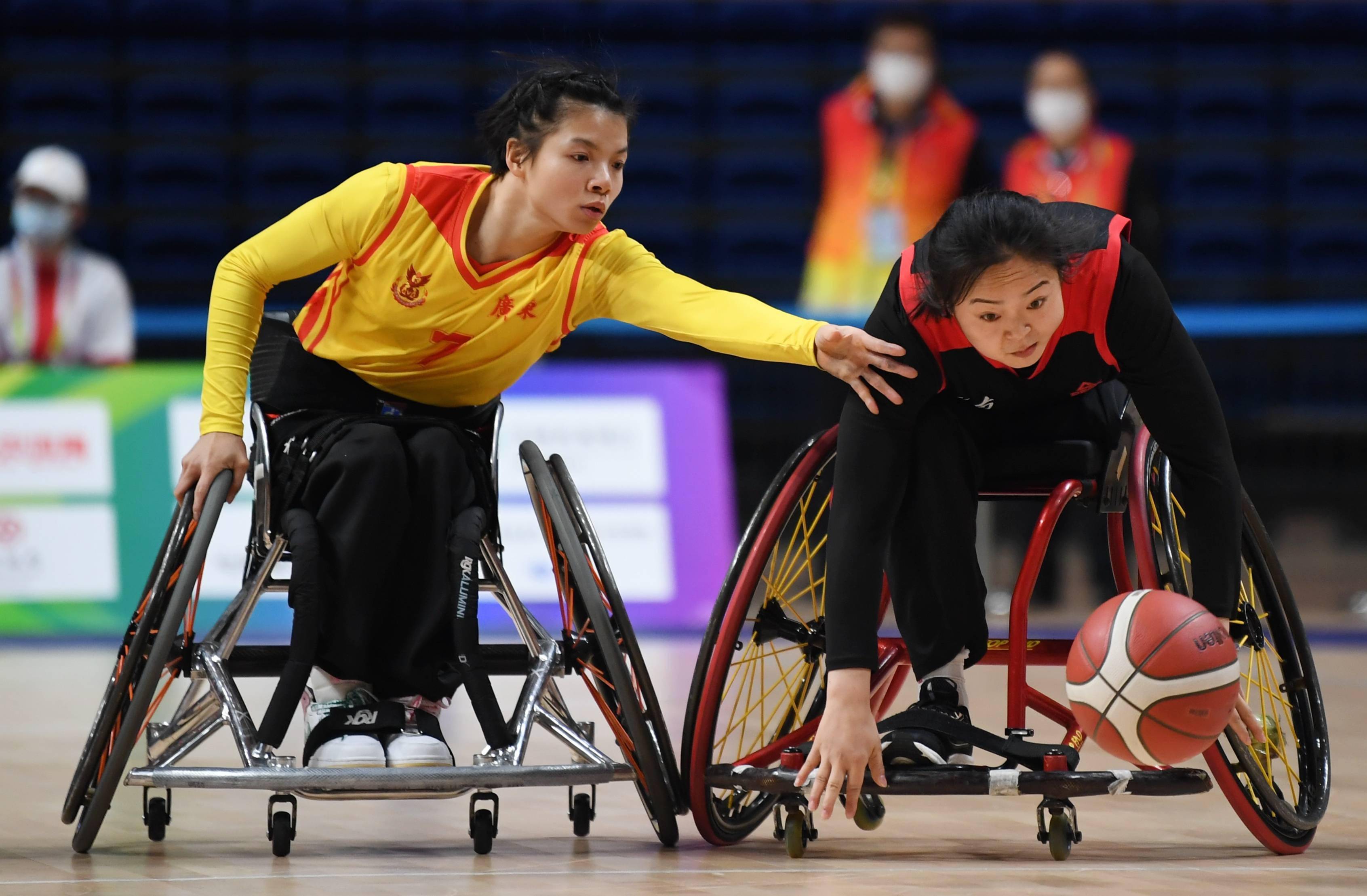 殘運會——輪椅籃球:廣東女隊勝雲南女隊