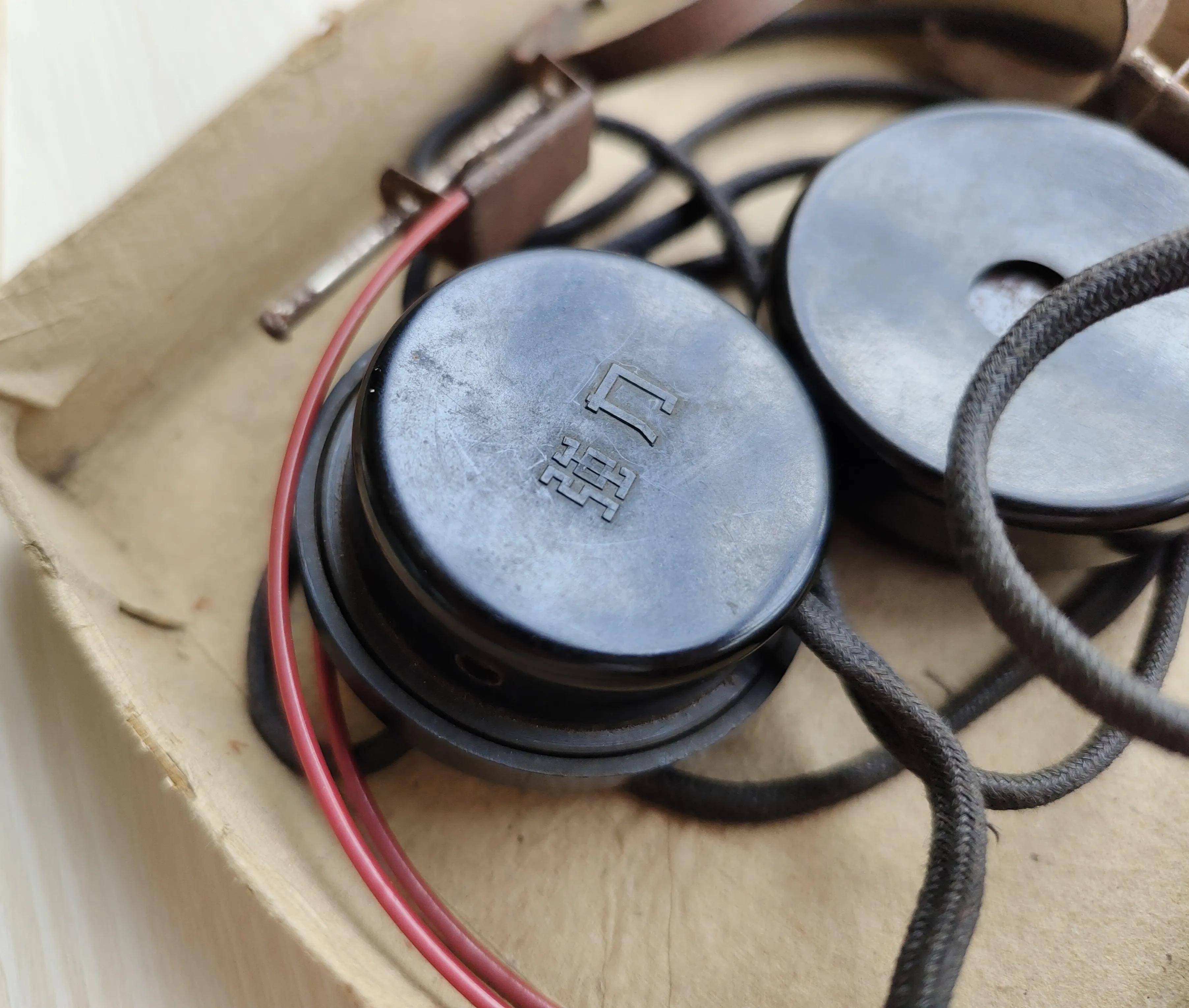 1958年强力牌听筒高阻耳机矿石收音机的好搭档满满的儿时记忆