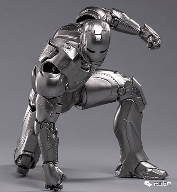 简直不要太酷了~钢铁侠mk2从装甲的造型和设定来看,完全抛弃了mk1笨重