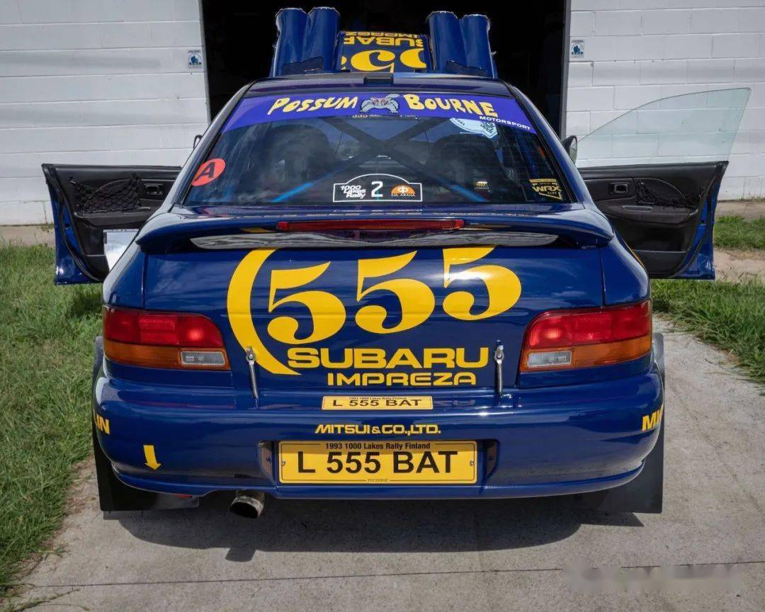 预估60万欧元科林麦克雷驾驶过的斯巴鲁wrcimpreza555赛车准备拍卖酷