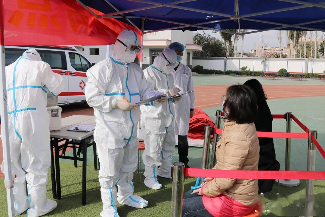甘谷县举行2021年新冠肺炎疫情防控全员核酸检测应急演练
