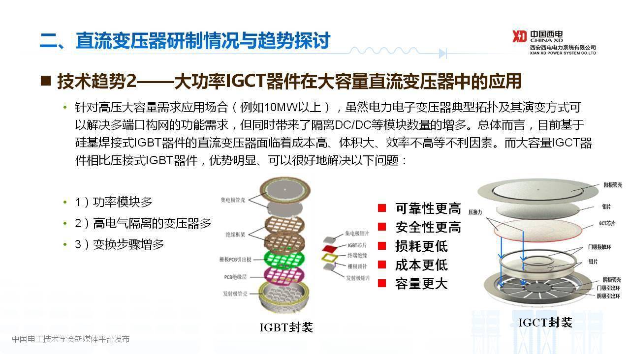2)大功率igct器件在大容量直流变压器中的应用;1)多端口,多功能,高
