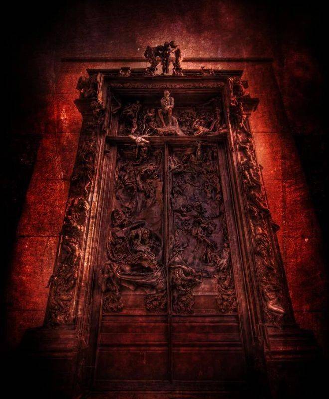 罗丹 地狱之门图片