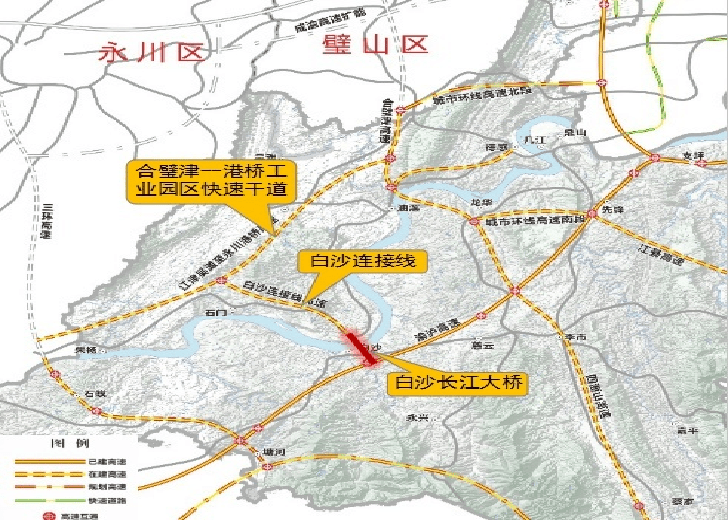 预计年底通车江津这座大桥连接线工程已完成95