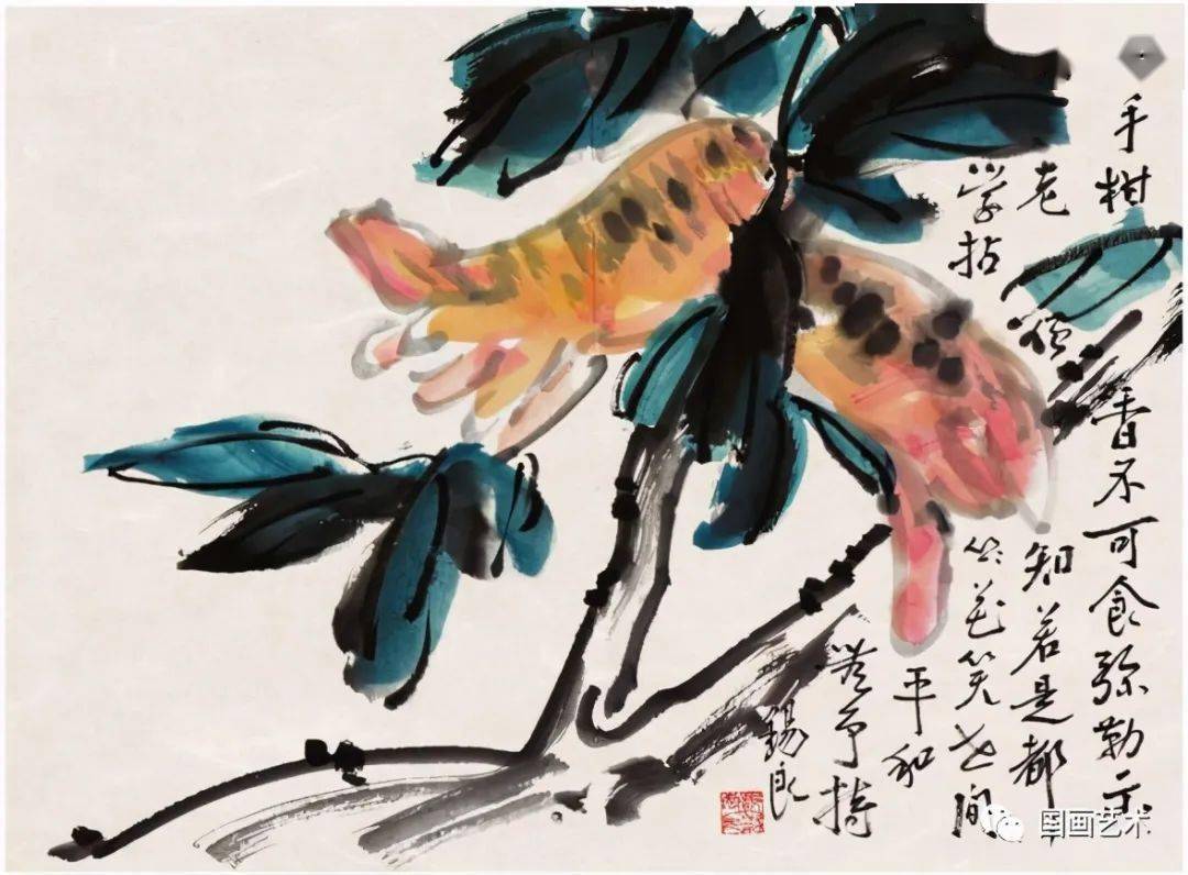 邓锡良 花鸟册页欣赏