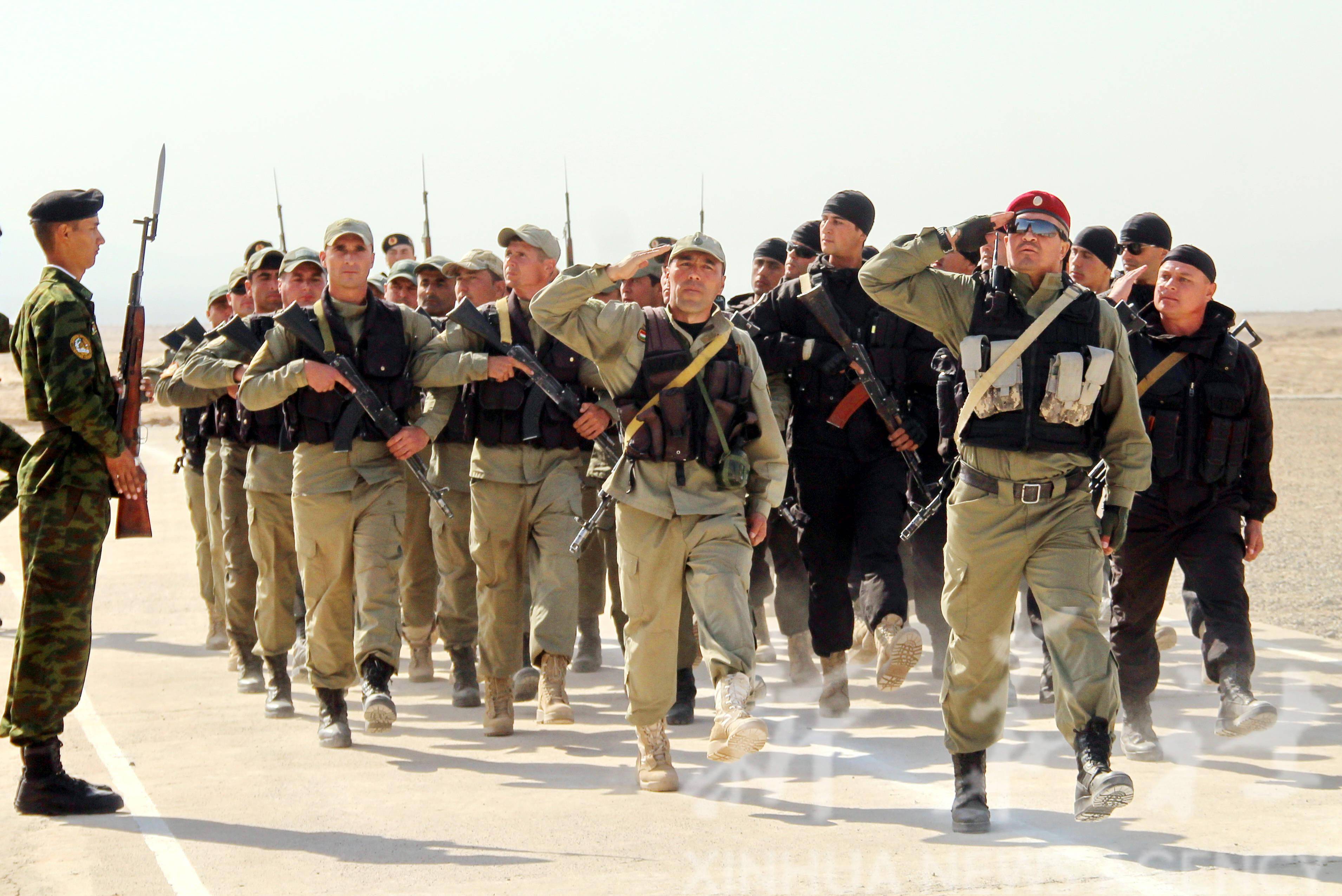 集安组织反恐军演在塔吉克斯坦举行