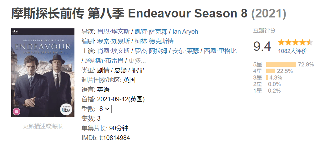 探长|9.4分,不输《神夏》