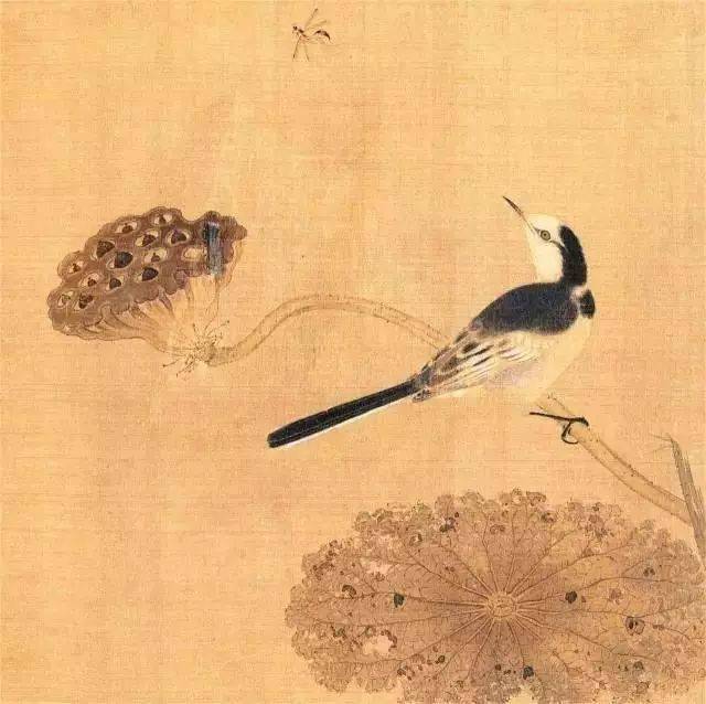 宋 佚名 桑果山鸟图