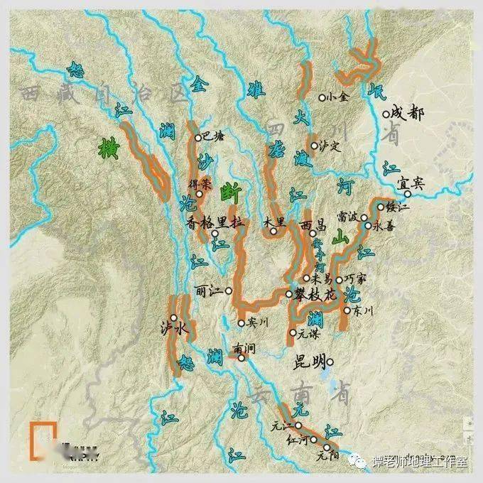 干热河谷分布地区图片