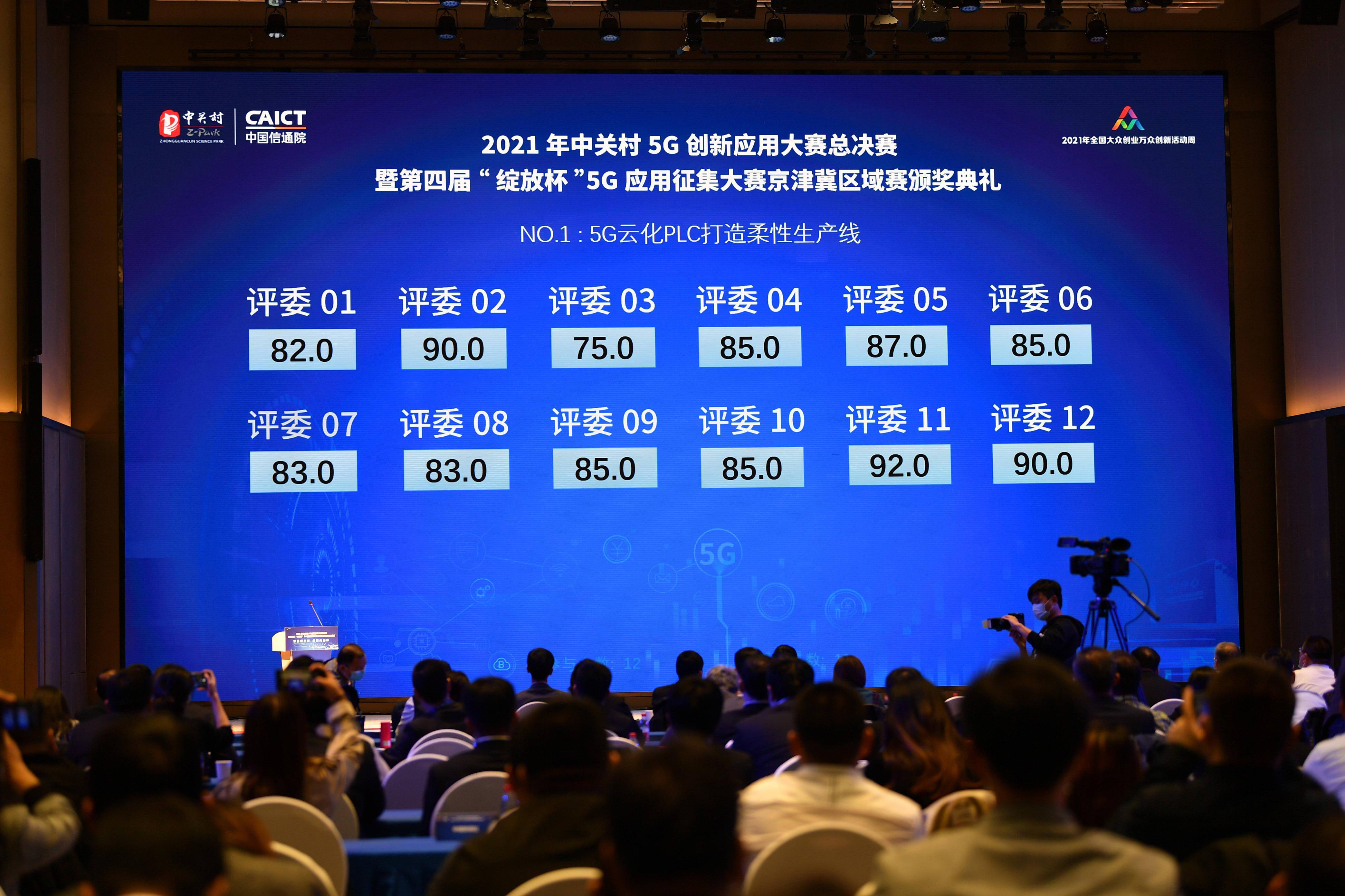 项目总投资超200亿，中关村5G创新应用大赛收官