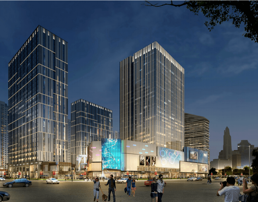 建业总部港重塑天中商务高姿态