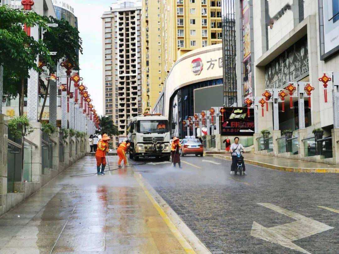 12万吨垃圾被清理后,文山城靓了……_街道