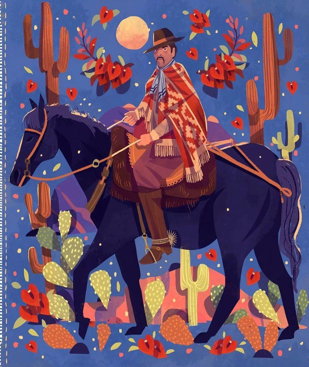 荞头插画分享第308期印度插画师chaayaprabhat