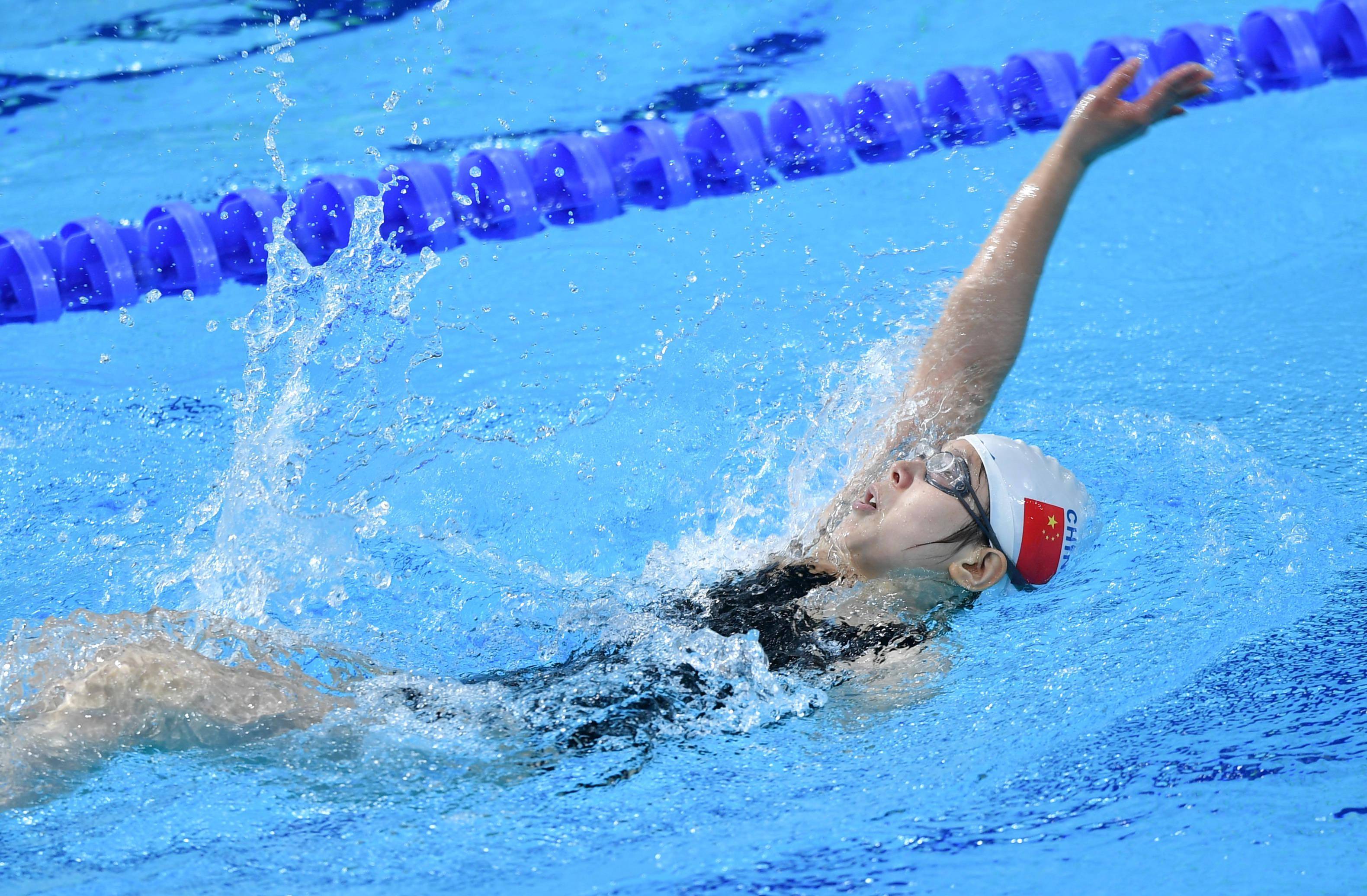 残运会游泳女子100米仰泳s8级决赛赛况