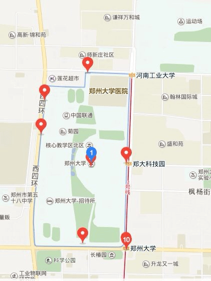 郑州龙湖大学城地图图片