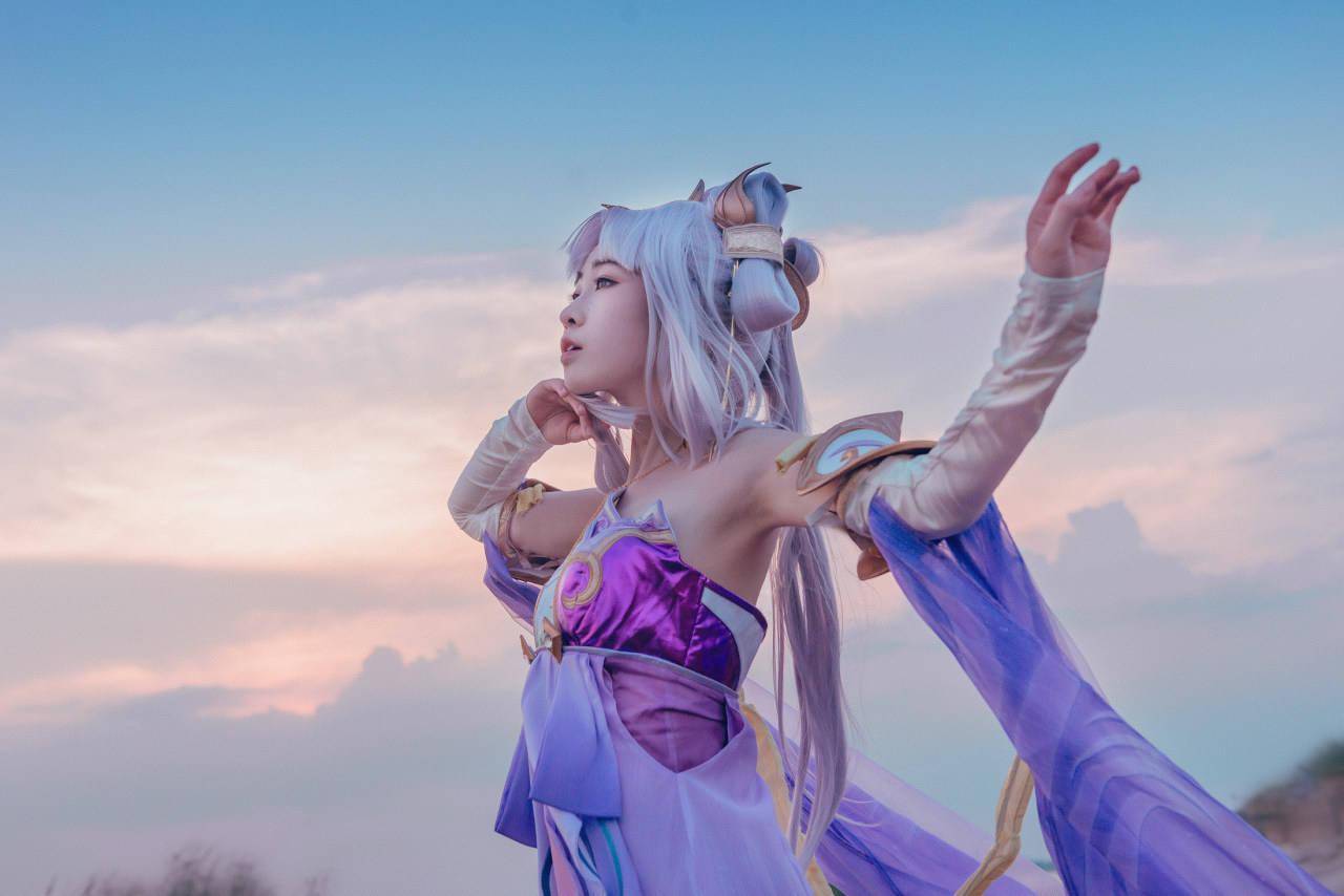 王者荣耀嫦娥原皮cosplay