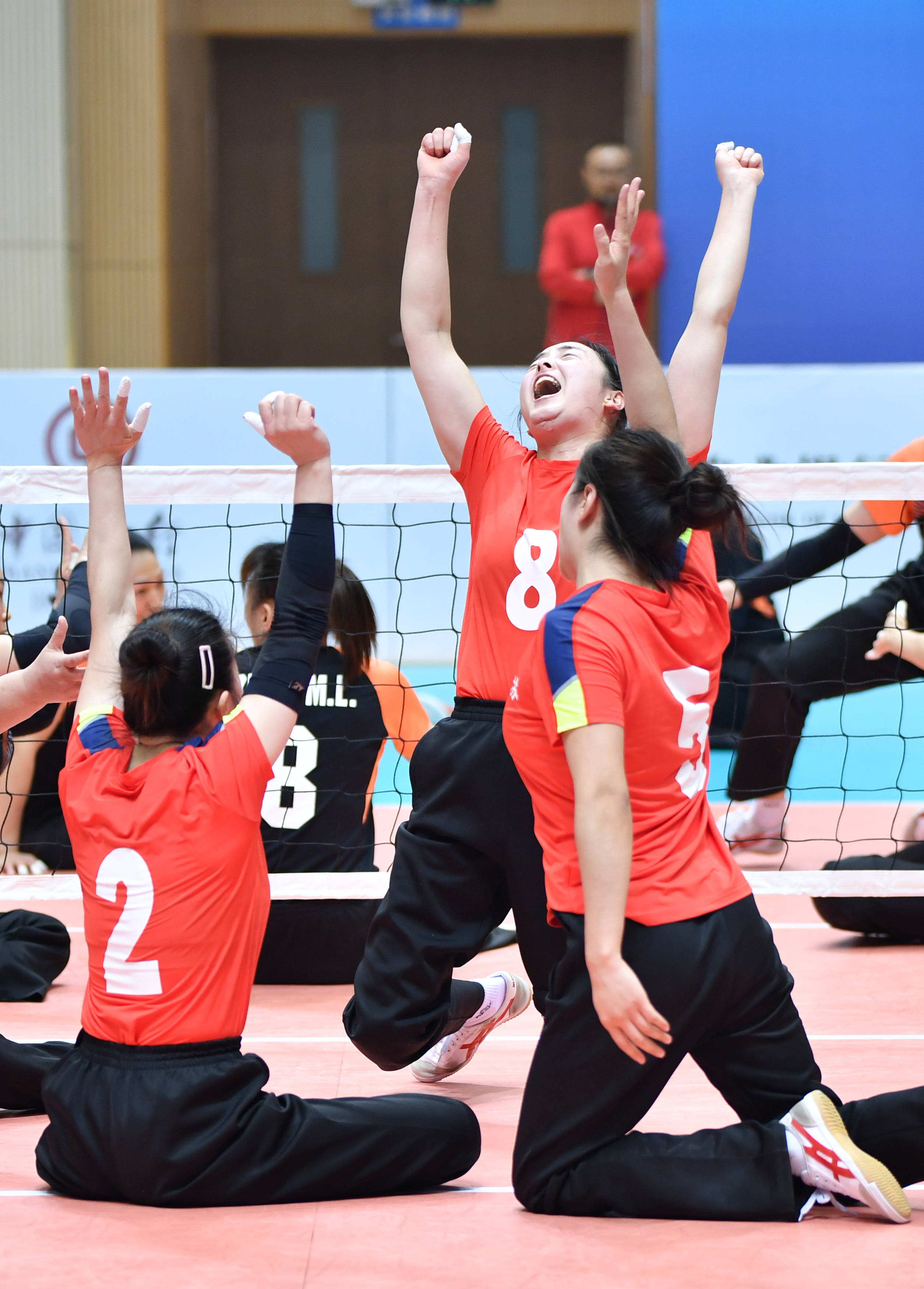 残运会——坐式排球女子组:上海胜江苏