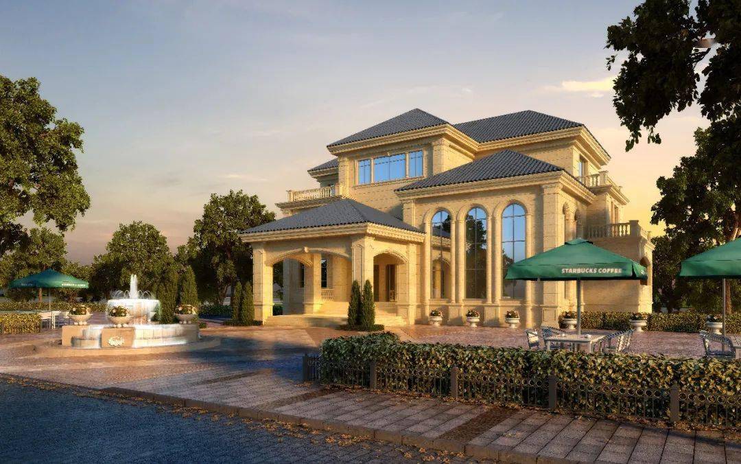 独栋别墅石材外墙这才是传世豪宅