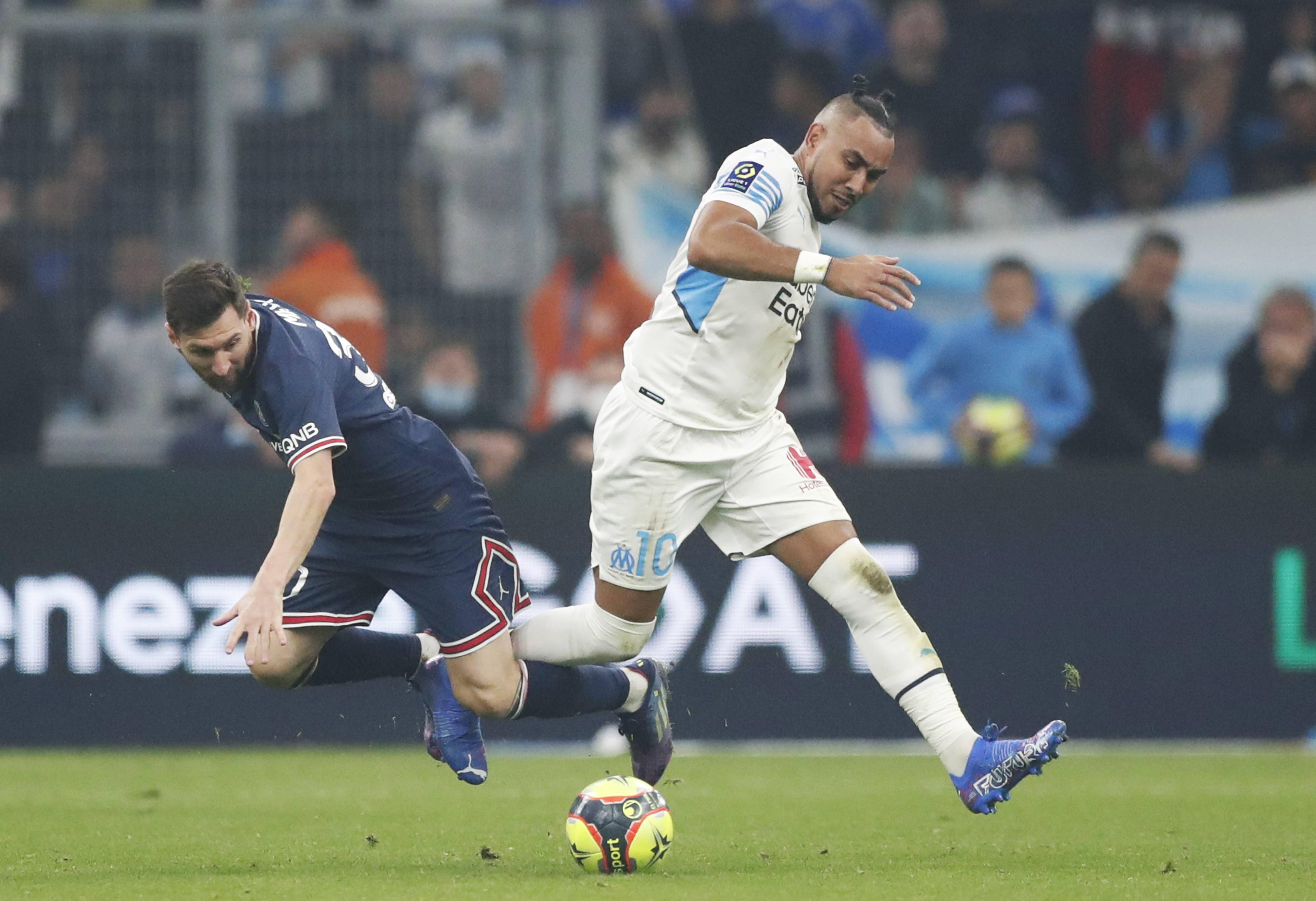 足球法甲联赛巴黎圣日耳曼战平马赛