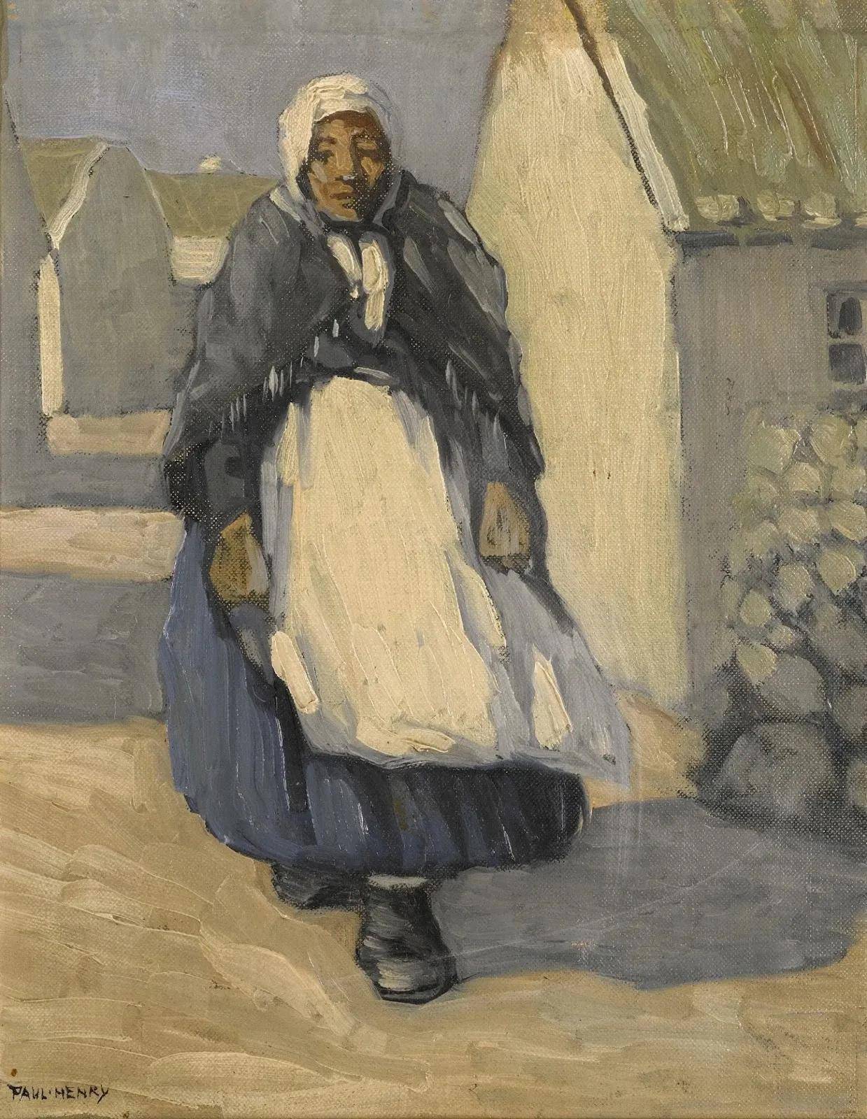 保罗亨利的风景油画作品选