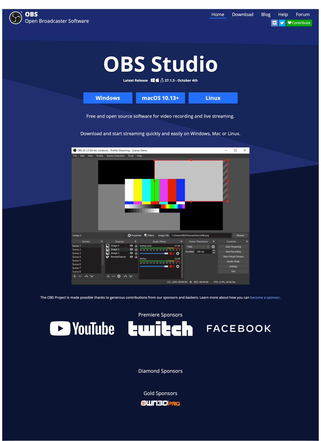 干货 超好用录屏软件 Obs Studio 使用攻略 Screen
