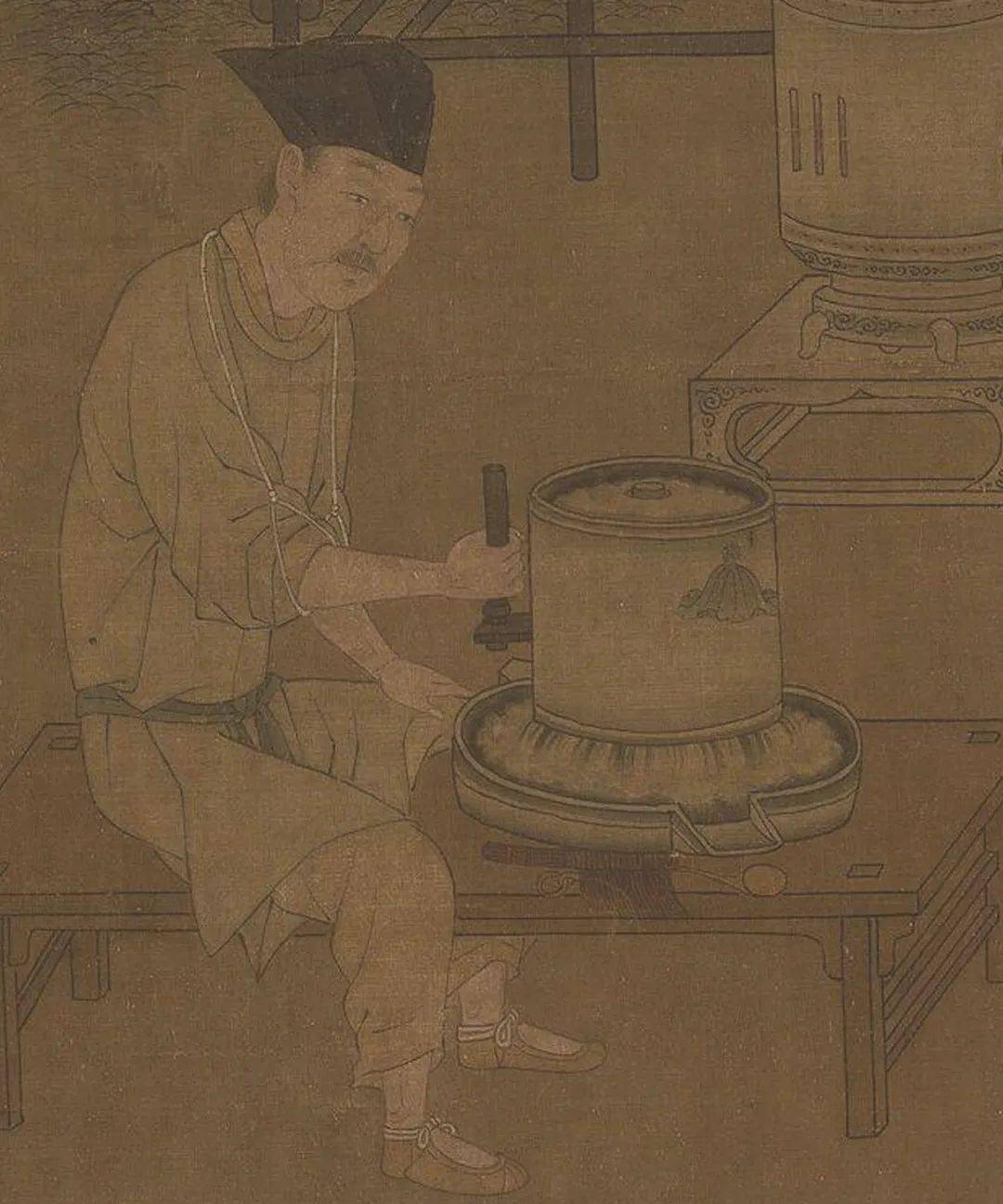 让我们走入宋画,静品宋代点茶文化的精致雅趣~_刘松年