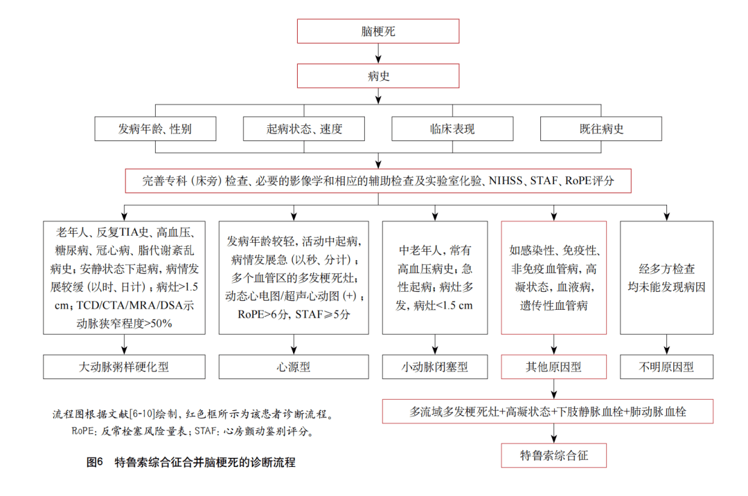 综合征|以多流域脑梗死为特征的肺癌继发特鲁索综合征1例并文献复习