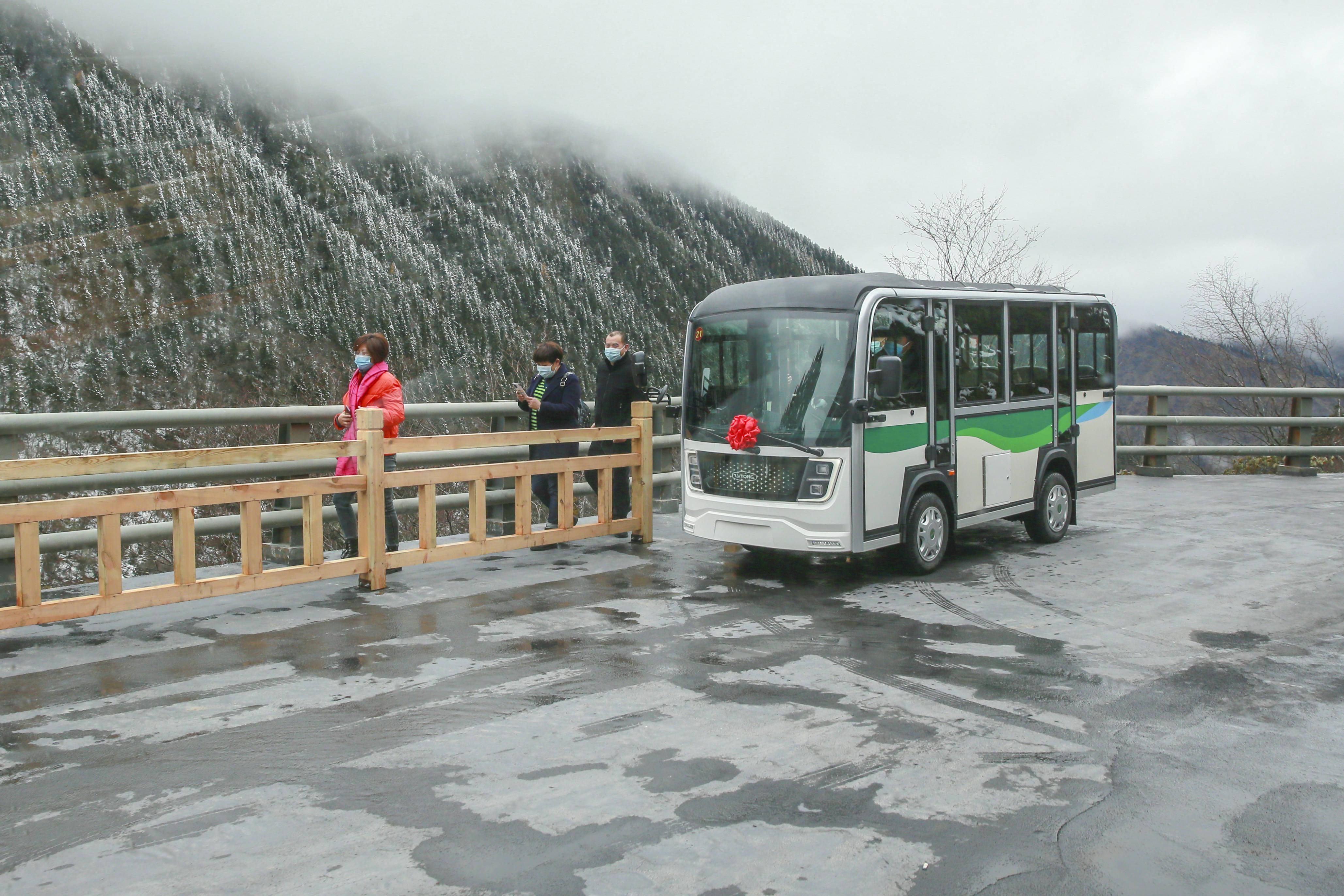 运营|黄龙生态观光车11月1日开通运营，到达五彩池更快捷了