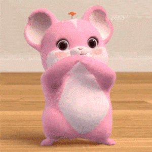 粉色老鼠表情包图片