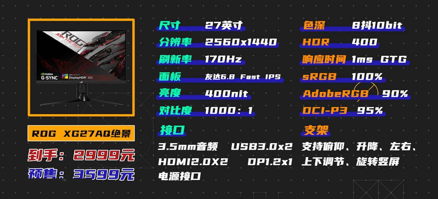 双11显示器推荐，1799-3799价位买这14台就对了！