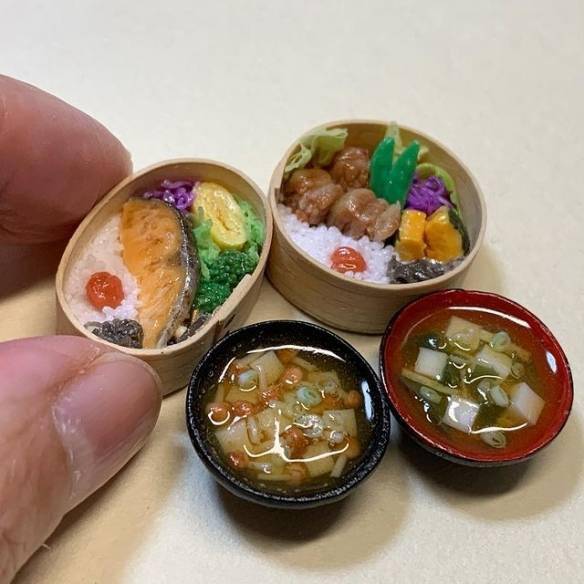 迷你超豪华袖珍美食模型指尖上的料理挑动味蕾