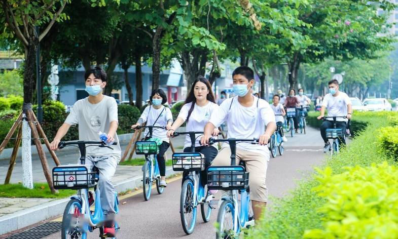 “趣”分类 低碳行 珠海香洲举办垃圾分类主题骑行活动