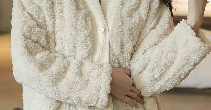 分之一 又美又舒服的毛绒家居服，软糯温暖堪比裸睡，让我待在家里再也不想出去了！
