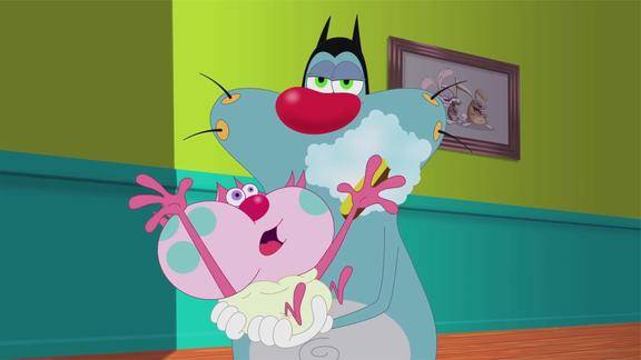 肥猫大战三小强淘气小宝贝肥猫带娃心好累小强趁机图谋不轨