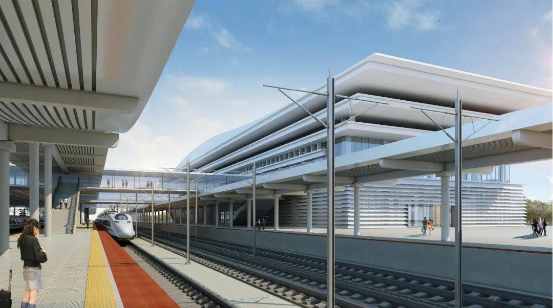 宏伟壮观嵊州两个站点长什么样杭绍台各大站点效果图曝光